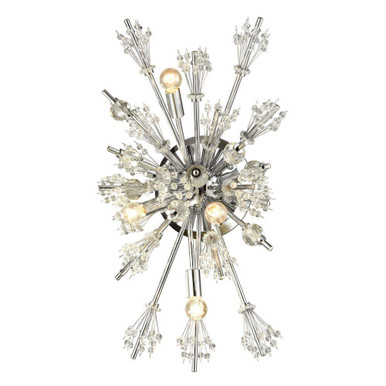 Starburst 4 Light Wall Sconce 26 Inch Tall and 13 Inch Wide by Atlas - WL11148