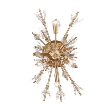Starburst 4 Light Wall Sconce 26 Inch Tall and 13 Inch Wide by Atlas - WL11148