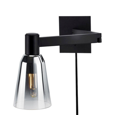 Audrey 1 Light Swingarm Wall Sconce 10.13 Inch Tall X 20 Inch Wide by Atlas - WL11004
