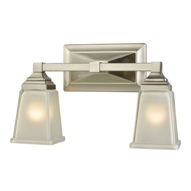Sinclair 2 Light Bath Vanity 9 Inch Tall and 15 Inch Wide by Atlas - WL11437