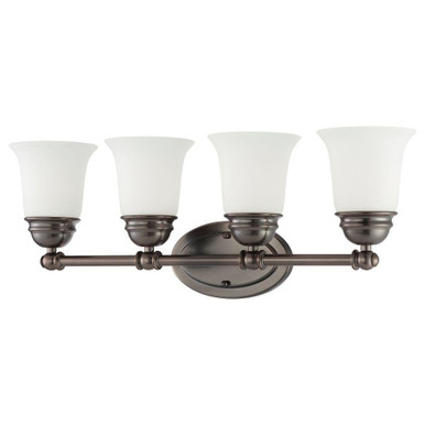 Bella 4 Light Bath Vanity 9 Inch Tall and 24.5 Inch Wide by Atlas - WL11208