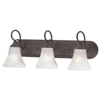 Elipse 3 Light Bath Vanity 9.5 Inch Tall and 24 Inch Wide by Atlas - WL11284