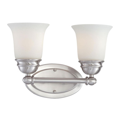 Bella 2 Light Bath Vanity 9 Inch Tall and 13 Inch Wide by Atlas - WL11206