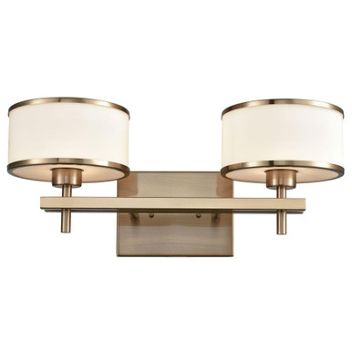 Utica 3W 2 LED Bath Vanity 8 Inch Tall and 18 Inch Wide by Atlas - WL11470