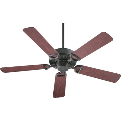 Estate Patio Ceiling Fan 52 inches wide by 13.78 inches high by Quorum  - 143525