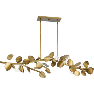 Laurel 7 Light Small Linear Chandelier by Progress - P400361