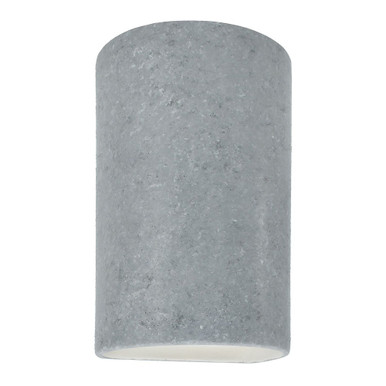 Ambiance Large ADA Cylinder Closed Top Outdoor Wall Mount by Justice Design - CER-5260W