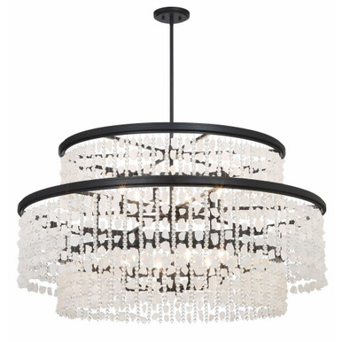 Shimmering Elegance 14 Light Oversized Chandelier By Minka Lavery 6708