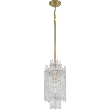 Ackerly 1 Light Pendant 20 Inch Tall and 8.5 Inch Wide by Crystorama - ACK-921-AG
