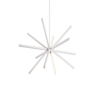 Sirius 48W LED Chandelier 32.75 Inch Tall and 46.13 Inch Wide by Kuzco - CH14348-WH-UNV-010