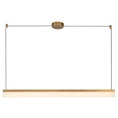 Nio 32W LED Linear Pendant 3.38 Inch Tall and 45.25 Inch Length by Kuzco - LP13645