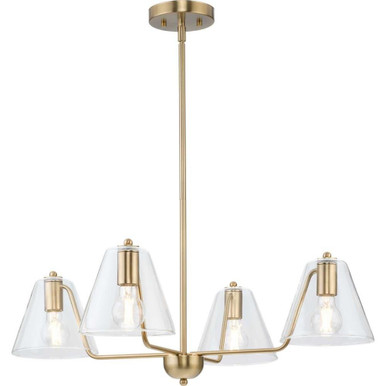 Ashbourne Mews 4 Light Linear Pendant 9.63 Inch Tall and 30 Inch Wide by BSH - 70-BEL-1377763