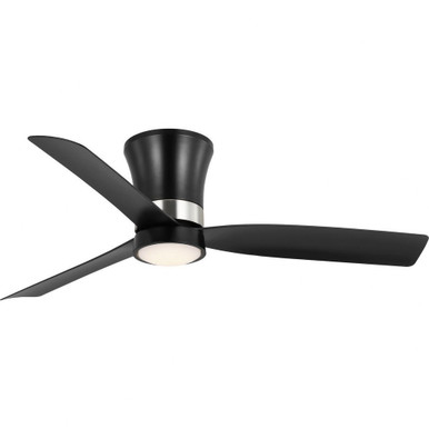 Colne Parade 3 Blade Flush Mount Ceiling Fan with Light Kit 52 Inch W by BSH - 70-BEL-1340490