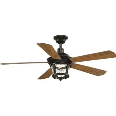 Leicester Hill Wide Ceiling Fan 1 Light Wall Control 52 Inch wide by BSH - 70-BEL-687564