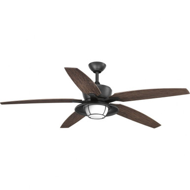 Birchvale Close Wide Ceiling Fan 1 Light Remote 60 Inches wide by BSH - 70-BEL-687569