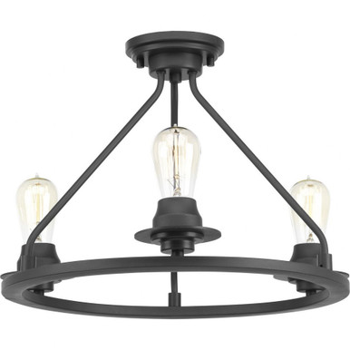 Farley Passage 3 Light 19.88 Inch Wide Semi Flush Mount by BSH - 70-BEL-614877