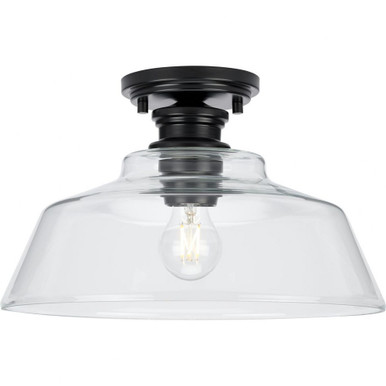 Queen Ridings 1 Light 14 Inch Wide Semi Flush Mount by BSH - 70-BEL-1158135