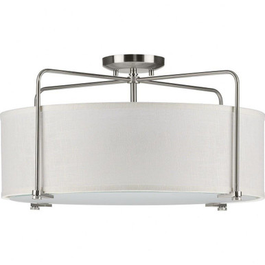 Hamilton Bank 3 Light 21.75 Inch Wide Semi Flush Mount by BSH - 70-BEL-881332