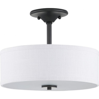Mary Woodlands 2 Light 13 Inch Wide Semi Flush Mount by BSH - 70-BEL-756694