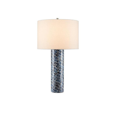 Indigo 1 Light Table Lamp 27.5 x 16 Inches by Currey Company - 6000-0772
