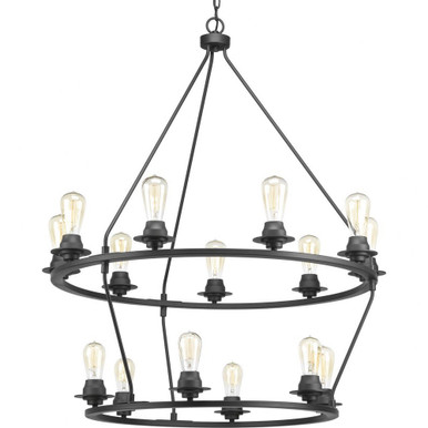 Farley Passage 15 Light Oversized Chandelier by BSH - 70-BEL-614964