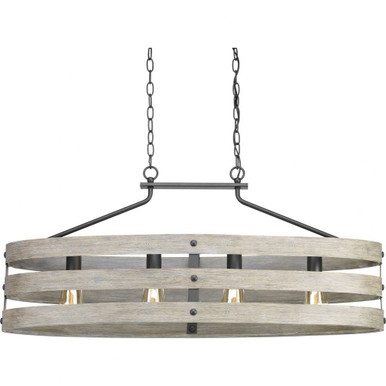 Barrington Moorings 4 Light Oversized Chandelier by BSH - 70-BEL-687745