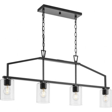 Riley Oval 4 Light Linear Pendant by BSH - 70-BEL-1283928