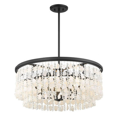 Shimmering Elegance 5 Light Large Chandelier By Minka Lavery - 6705-66