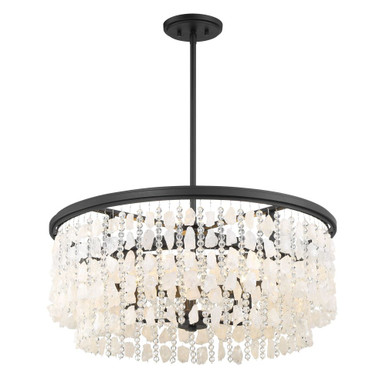 Shimmering Elegance 5 Light Large Chandelier By Minka Lavery - 6705-66