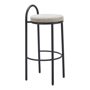 Sisal Barstool (Set of 2) 34.6 Inch Tall and 17.3 Inch Wide by Zuo Modern - 110097