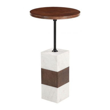 Stuk Side Table 22 Inch Tall and 12 Inch Wide by Zuo Modern - 110673