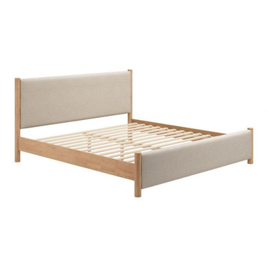Hadi King Bed 41.3 Inch Tall and 80.3 Inch Wide by Zuo Modern - 110671