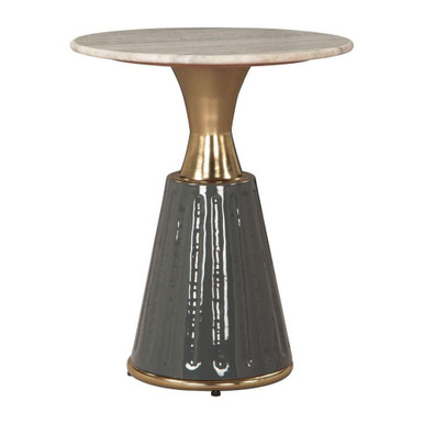 Glasa Side Table 22.2 Inch Tall and 18.1 Inch Wide by Zuo Modern - 110627