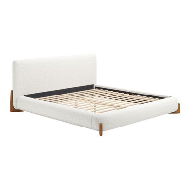 Baris King Bed 39.6 Inch Tall and 93.7 Inch Wide by Zuo Modern - 110664
