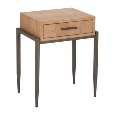 Verec Side Table 25.2 Inch Tall and 20.7 Inch Wide by Zuo Modern - 110723