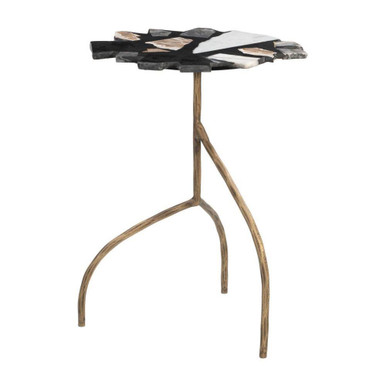 Baia Side Table 23 Inch Tall and 17.3 Inch Wide by Zuo Modern - 110603