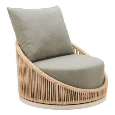 Cabana Swivel Chair 36.2 Inch Tall and 36.2 Inch Wide by Zuo Modern - 704173