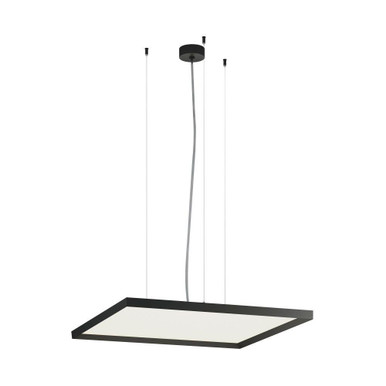 Bina 30W 1 LED Square Pendant 3 Inch Tall and 16 Inch Wide by Bruck - BINAP-SQ-16-D