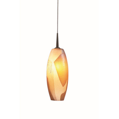 Ciro 1 7W 1 LED Kiss Canopy Pendant 8.8 Inch Tall X 3.6 Inch Wide by Bruck - MLED-CIRO-CAN