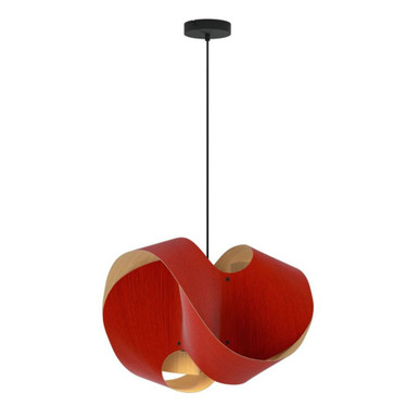 Elvira 50 1 Light Pendant 15.4 Inch Tall and 19.6 Inch Wide by Bruck - WEP-ELV-50-LE26