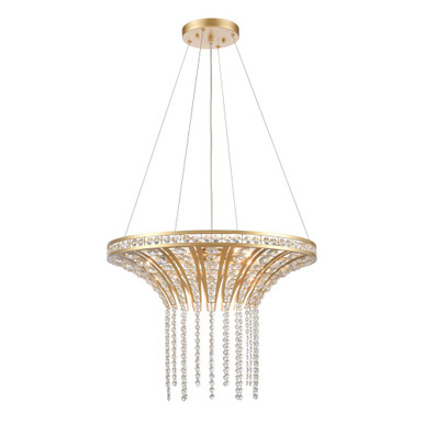 Fantania 6 Light Chandelier 17 Inch Tall and 24 Inch Wide by Atlas - CL11168