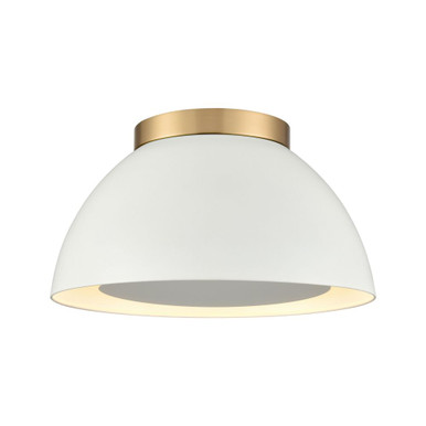 Pelham 2 Light Flush Mount 5.5 Inch Tall and 10 Inch Wide by Atlas - CL11487