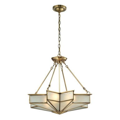 Decostar 4 Light Chandelier 22 Inch Tall and 25 Inch Wide by Atlas - CL12198