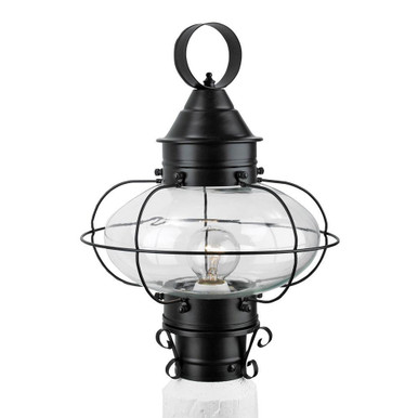 Cottage Onion 1 Light Outdoor Post Mount 14.63 X 10.5 Inch Wide by Atlas - OL11259