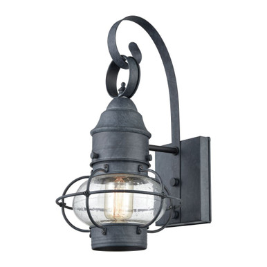 Onion 1 Light Outdoor Wall Sconce 15 Inch Tall and 8 Inch Wide by Atlas - OL11197
