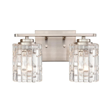 Cincinnati 2 Light Bath Vanity 7.5 Inch Tall and 12 Inch Wide by Atlas - WL11561