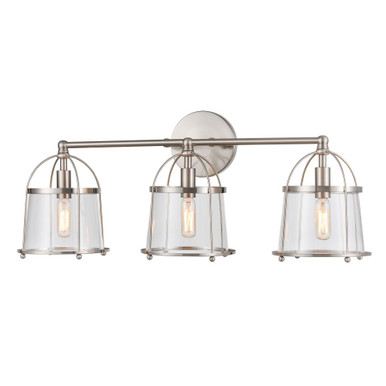 Merrick 3 Light Bath Vanity 10 Inch Tall and 24 Inch Wide by Atlas - WL11662