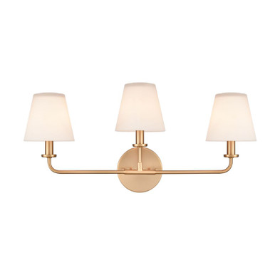 Hoyle 3 Light Bath Vanity 11.5 Inch Tall and 24 Inch Wide by Atlas - WL11642