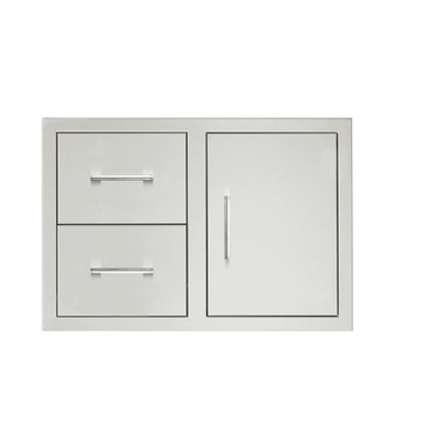 2-Drawer and Access Door Combo with Hinge - TF-DC2-32-A