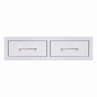 Double Horizontal Drawer-9 Inch Tall and 32 Inch Wide - TF-DR2-32H-A